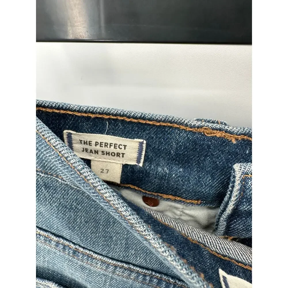 MADEWELL The Perfect Jean Short in Rayburn: Comfort Stretch Edition // 27